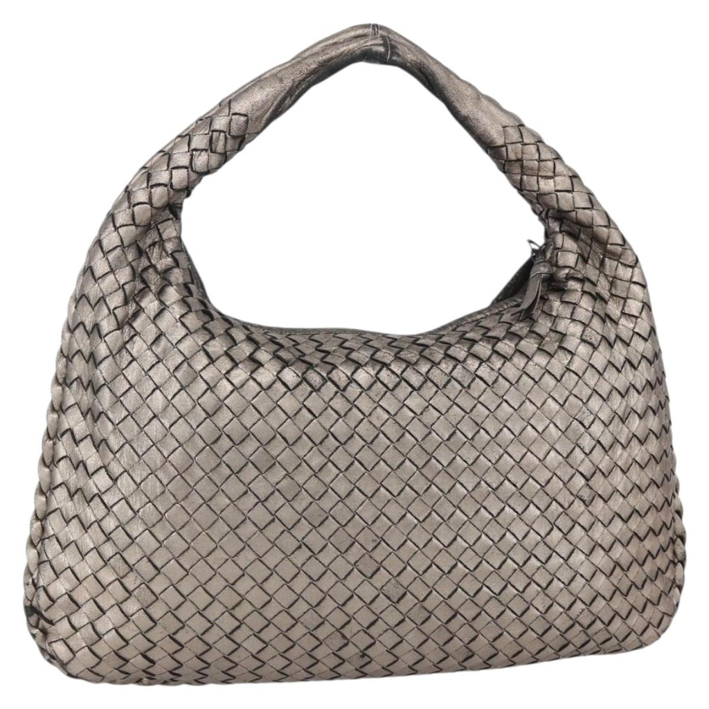 Bottega Veneta Gunmetal Hobo Bag