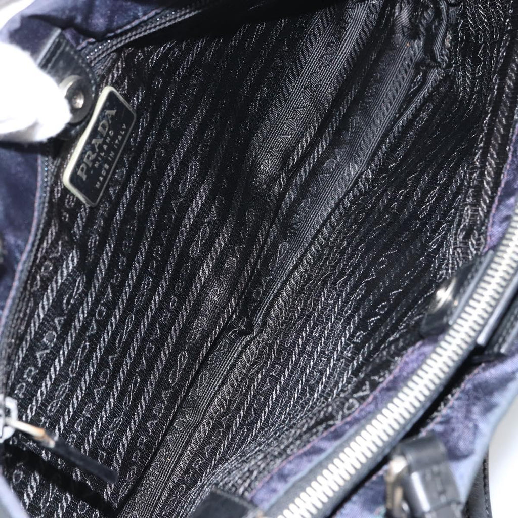 Prada Navy East West Shoulder Bag