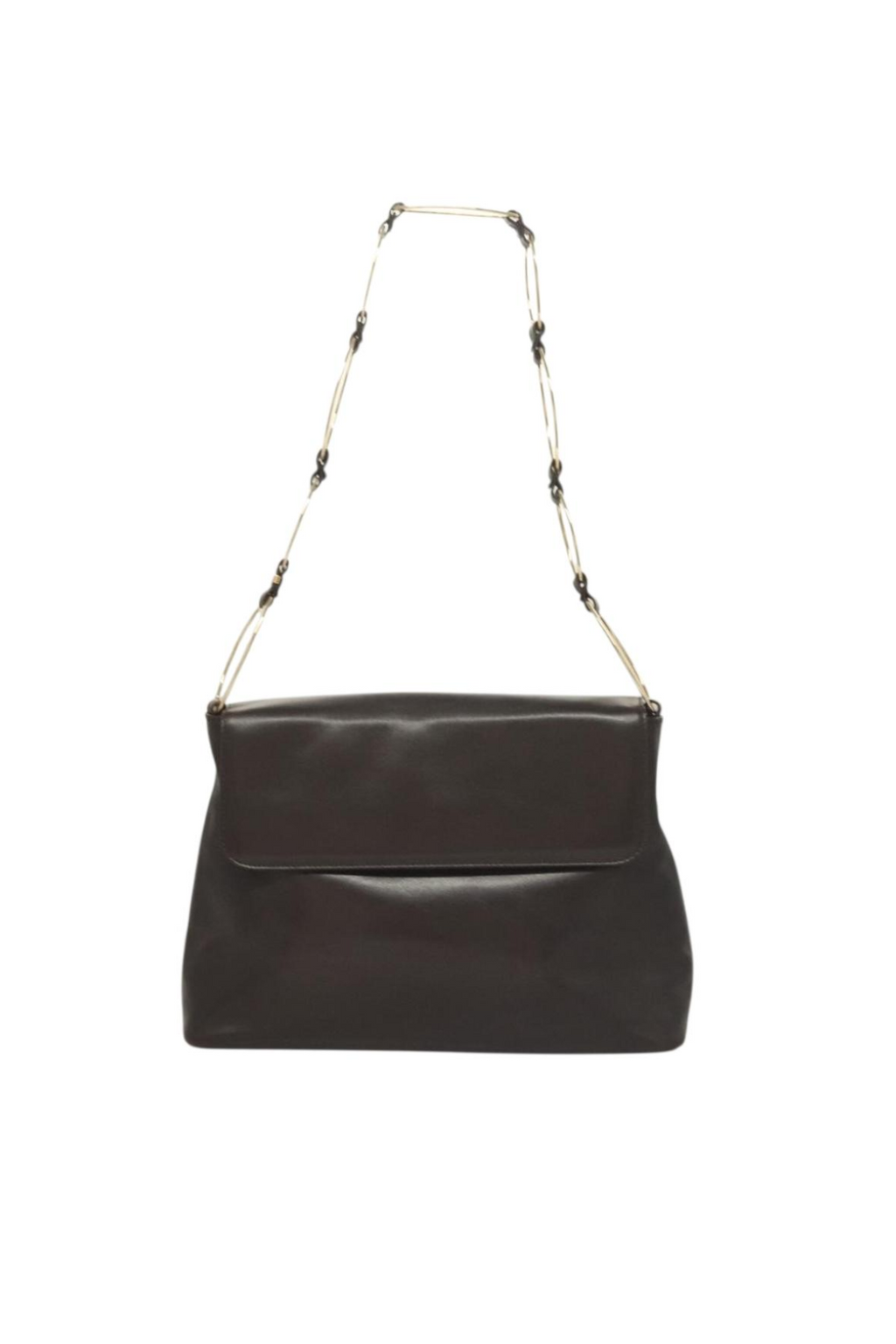 Gucci Brown Leather Shoulder Bag