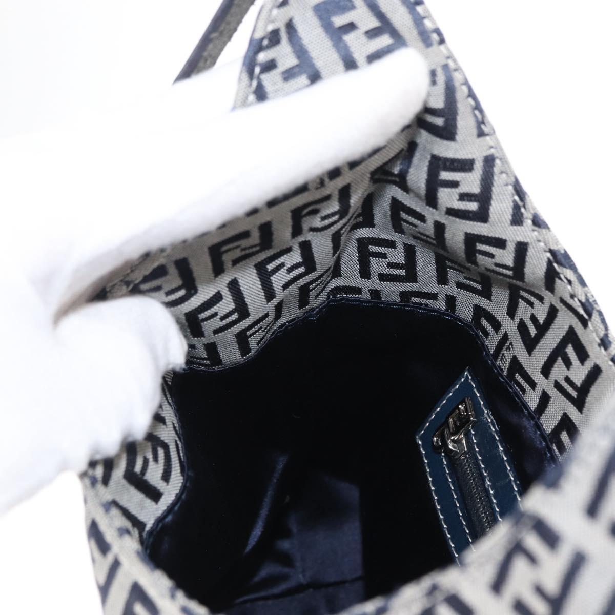 Fendi Navy Zucchino Baguette