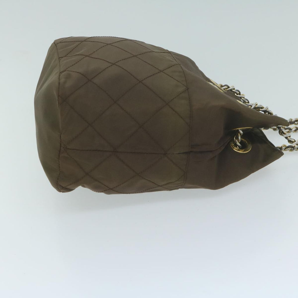 Prada Khaki Chain Shoulder Bag