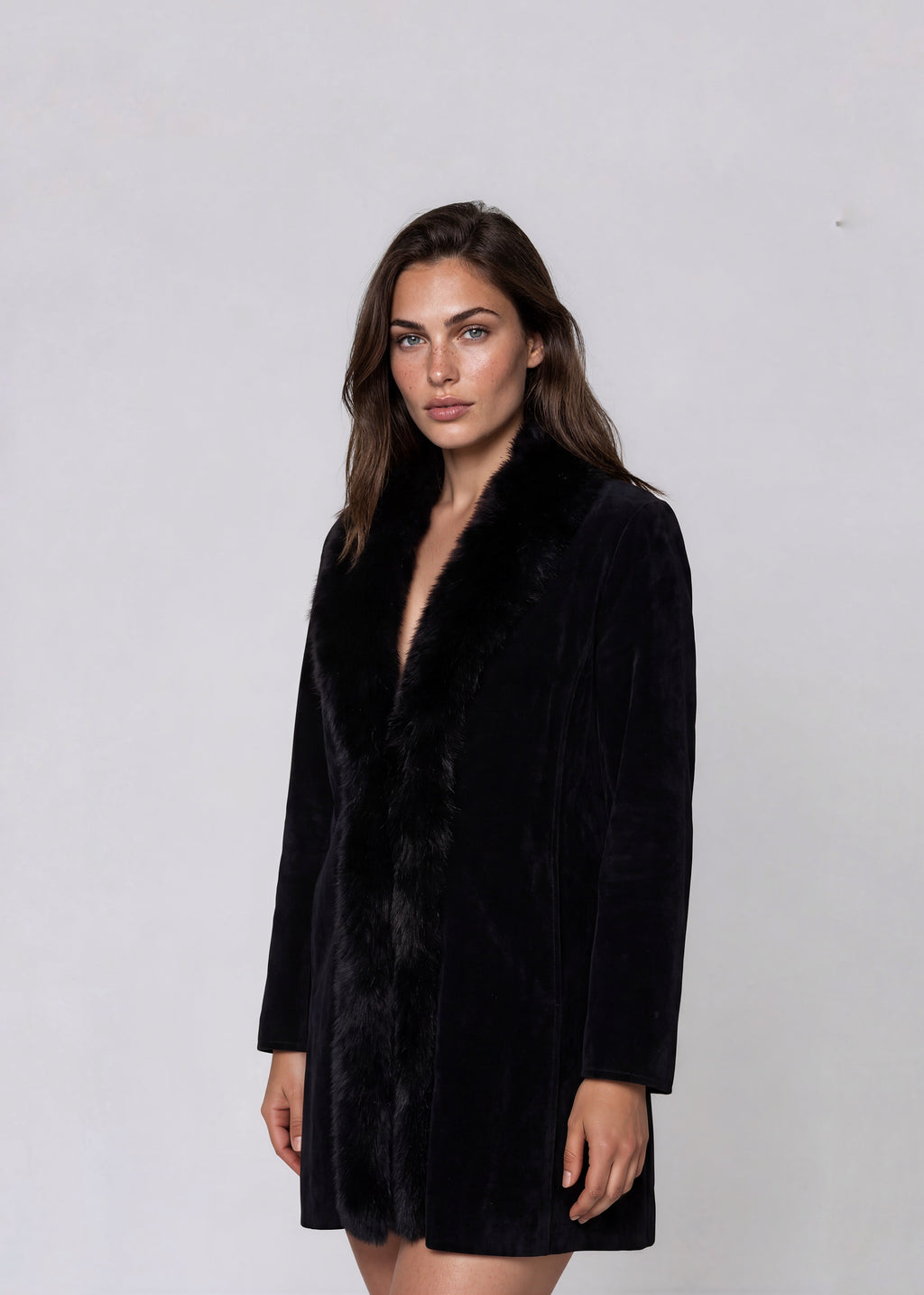 Max Mara Black Camel Coat