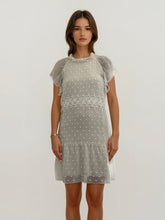 Load image into Gallery viewer, Chloe White Ruffle Mini Dress
