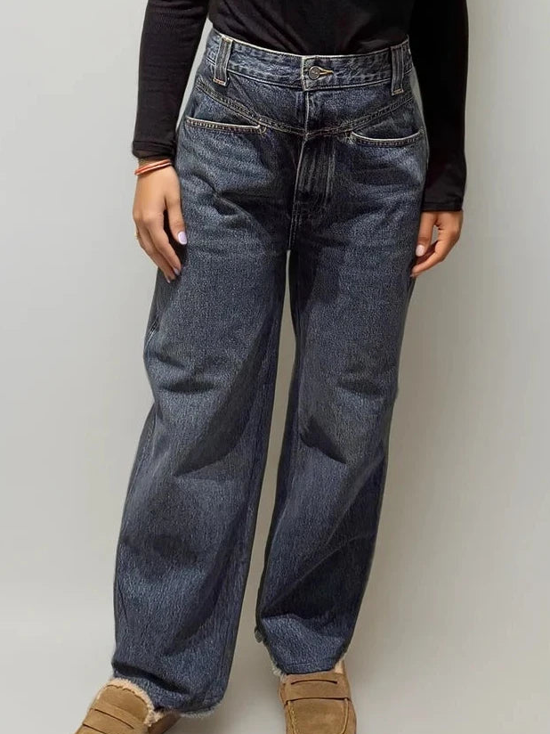 Khaite Straight Leg Jeans