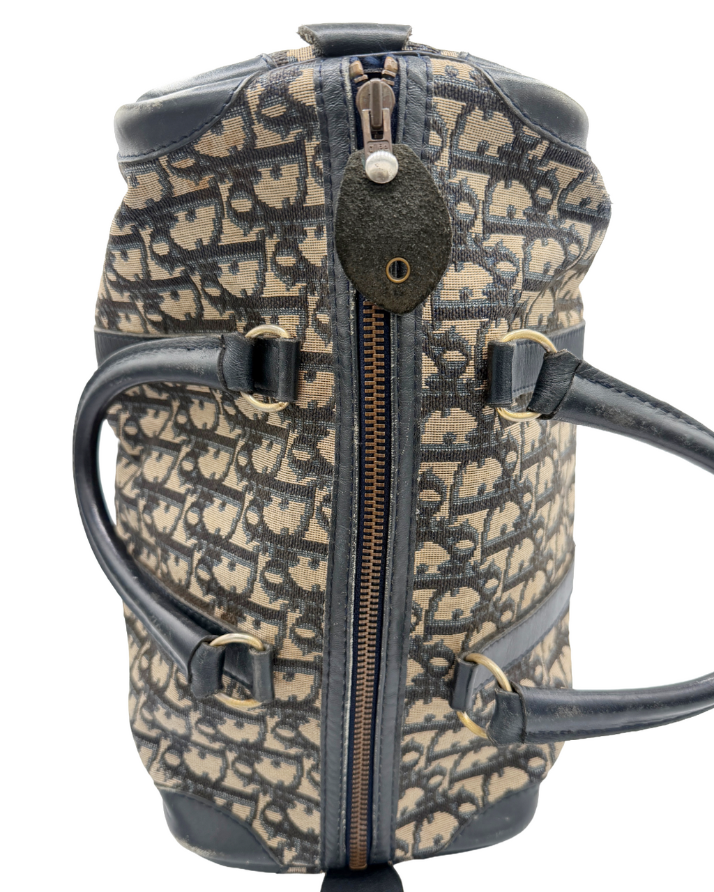 Dior Navy Trotter Boston Bag