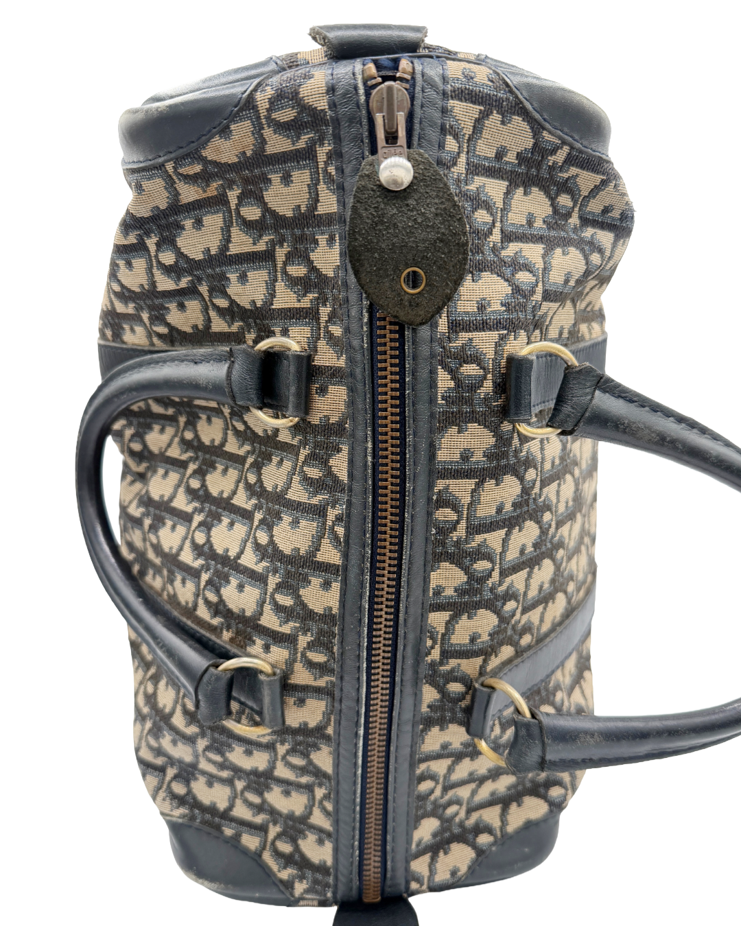 Dior Navy Trotter Boston Bag