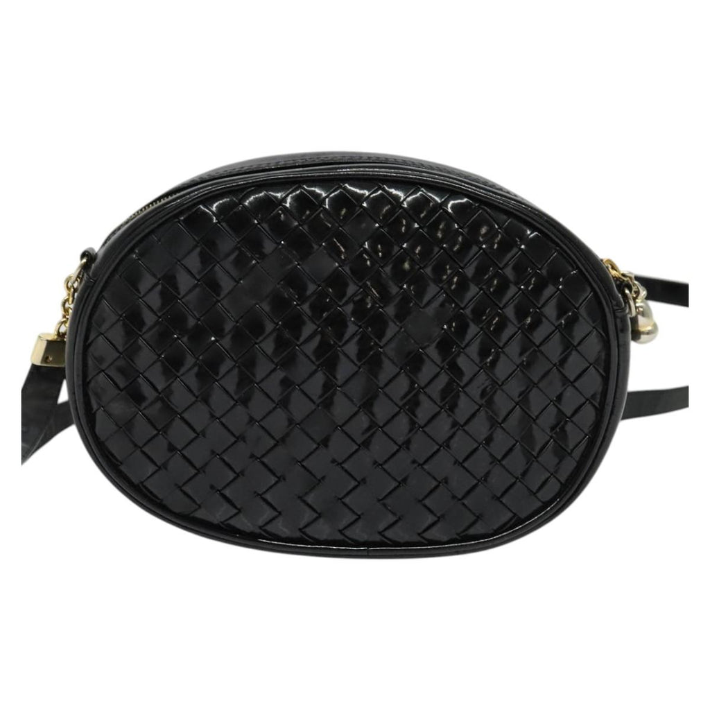 Bottega Veneta Black Patent Crossbody