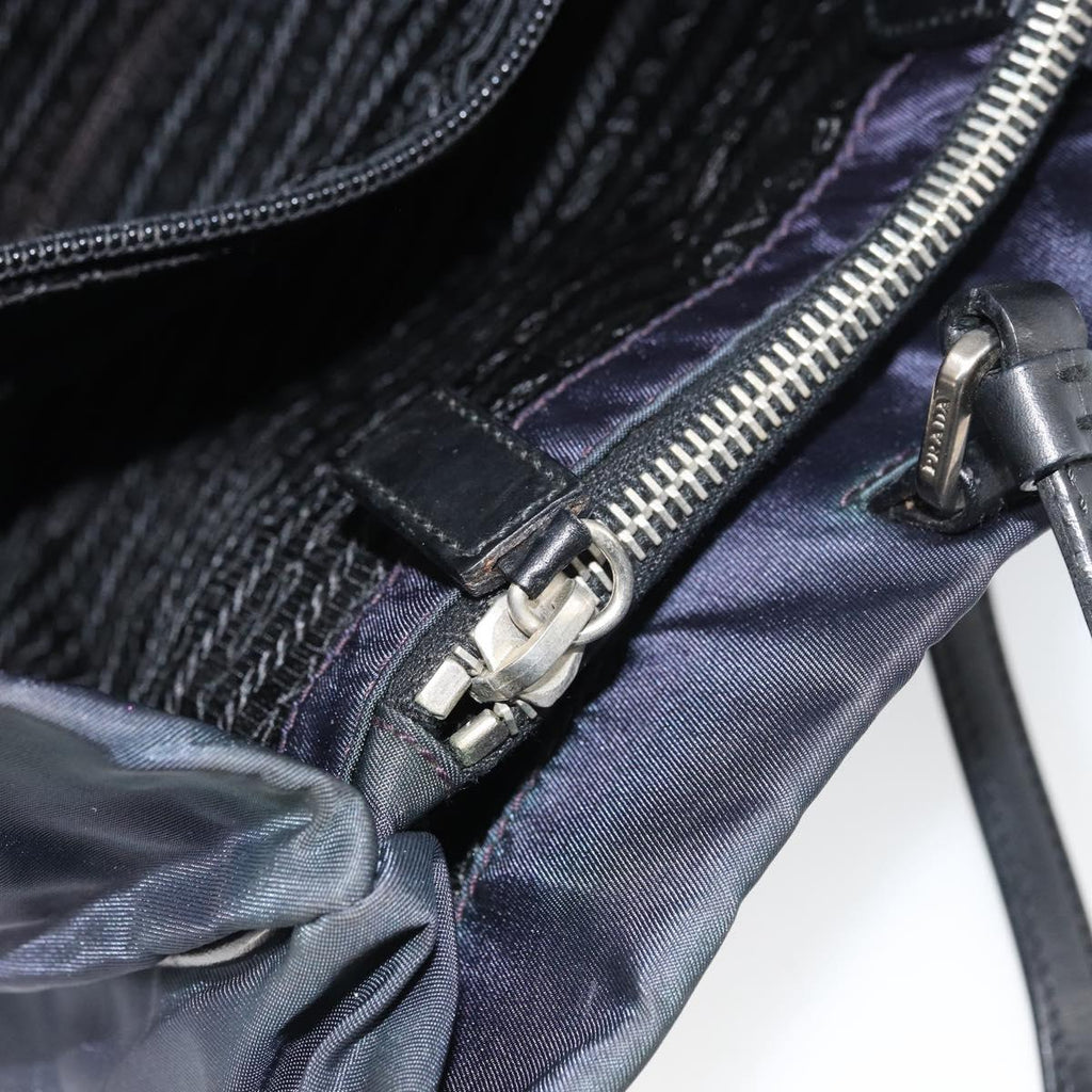 Prada Navy East West Shoulder Bag