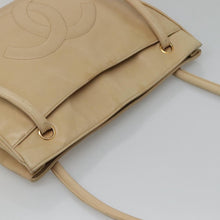 Load image into Gallery viewer, Chanel Cream Leather Tote
