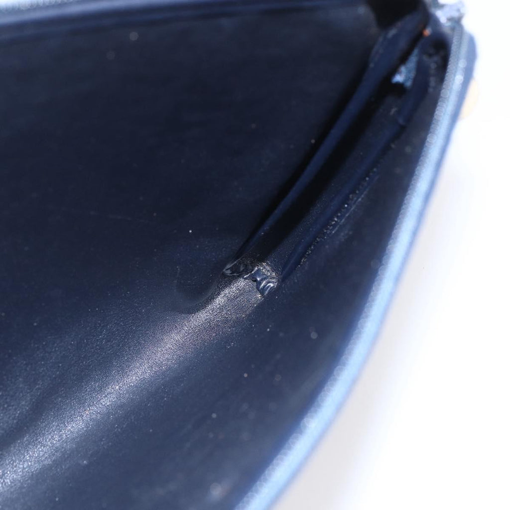 Dior Navy Monogram Clutch