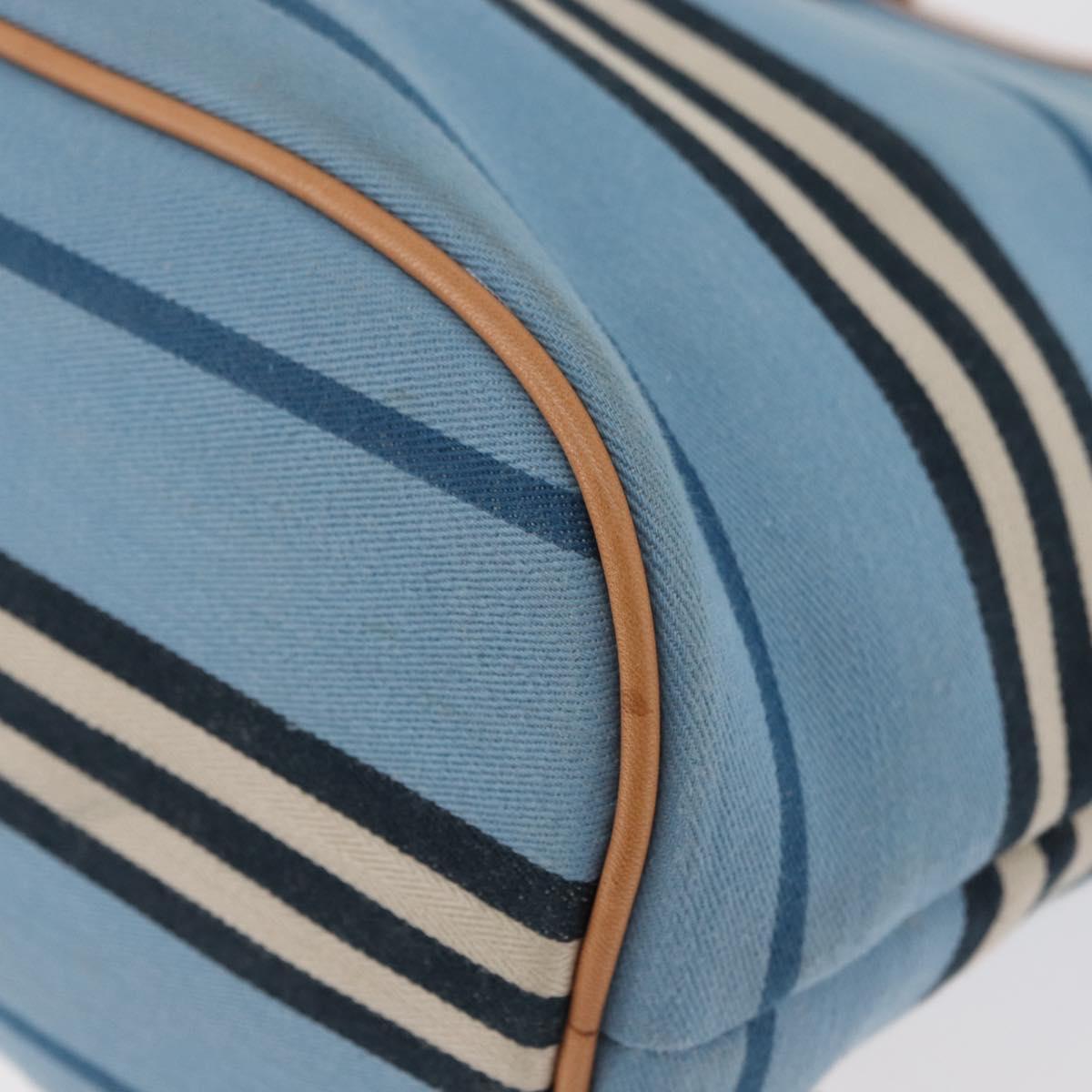 Burberry Blue Striped Handbag