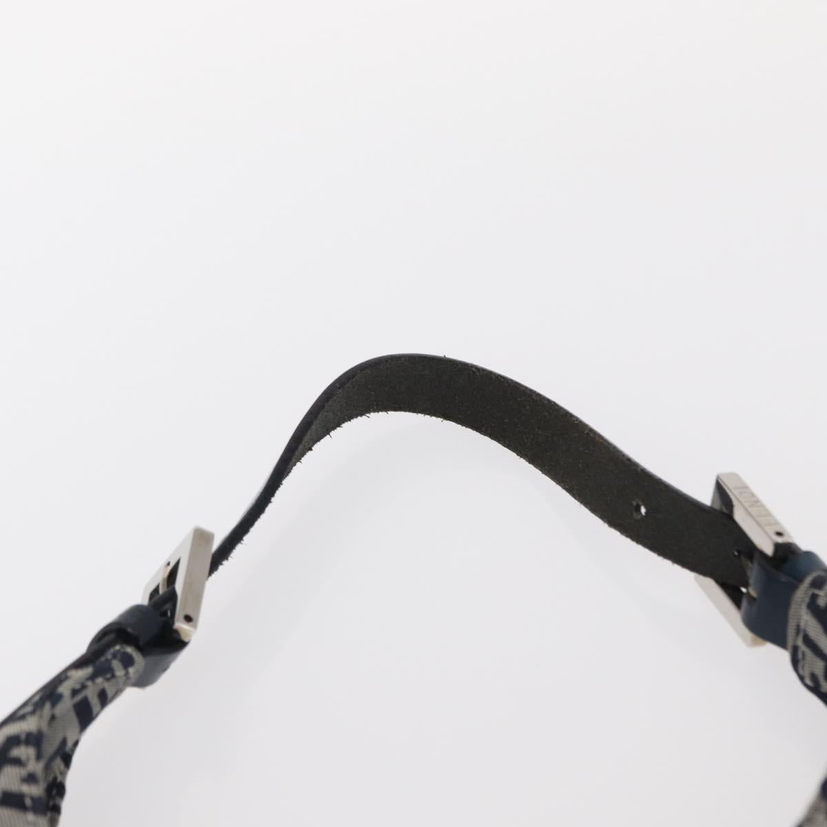 Fendi Navy Zucchino Baguette