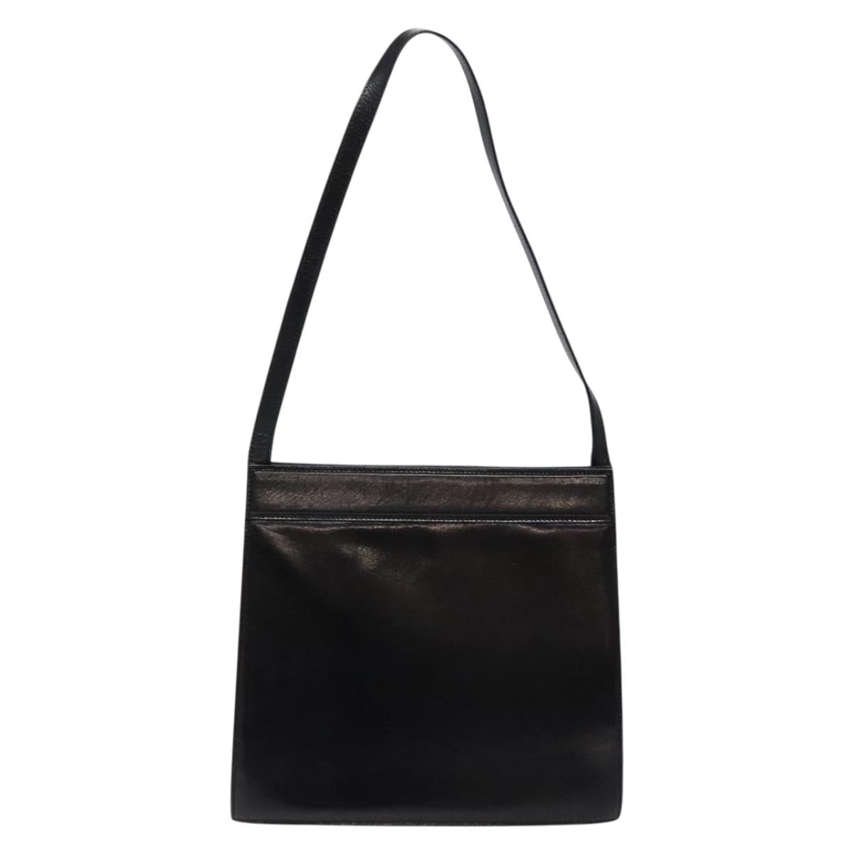 Gucci Tom Ford Black Patent Shoulder Bag