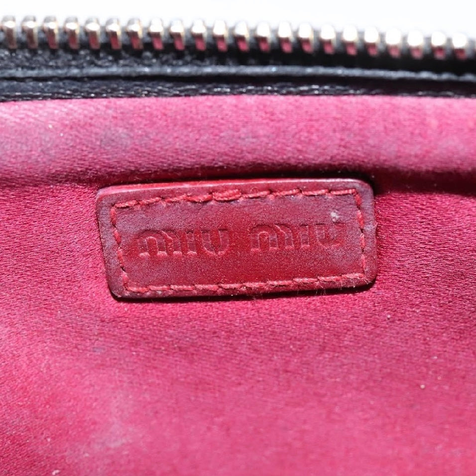 Miu Miu Black Studded Handbag