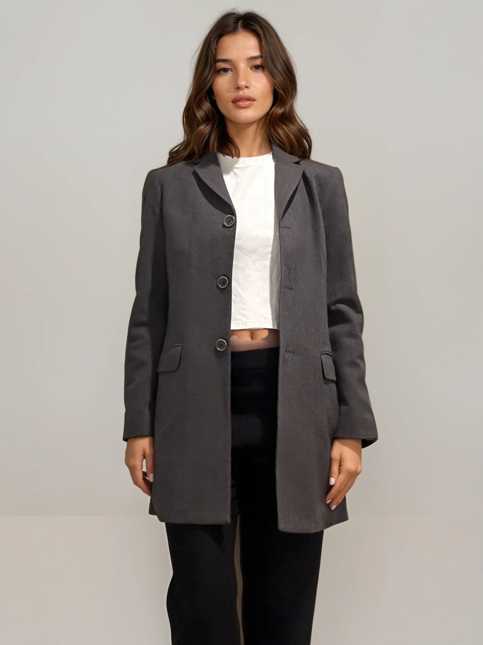 Jil Sander Grey Blazer Jacket