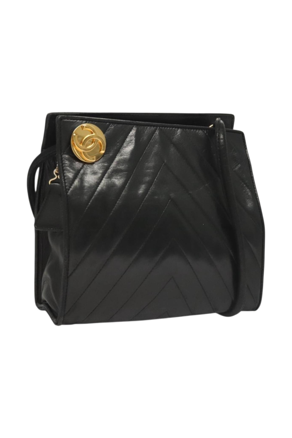 Chanel Black Leather Crossbody