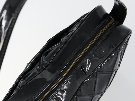 Chanel Black Patent Shoulder Bag