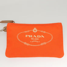 Load image into Gallery viewer, Prada Orange Canvas Tote

