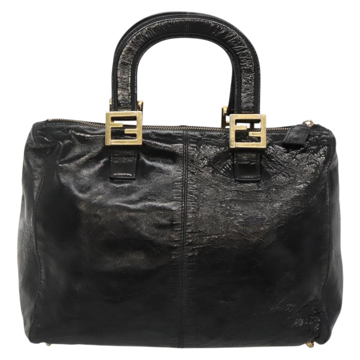 Fendi Black Leather Handbag