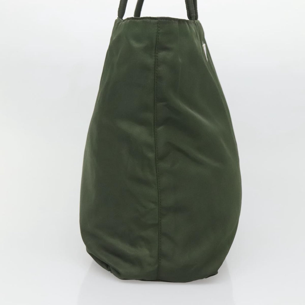 Prada Green Nylon Tote