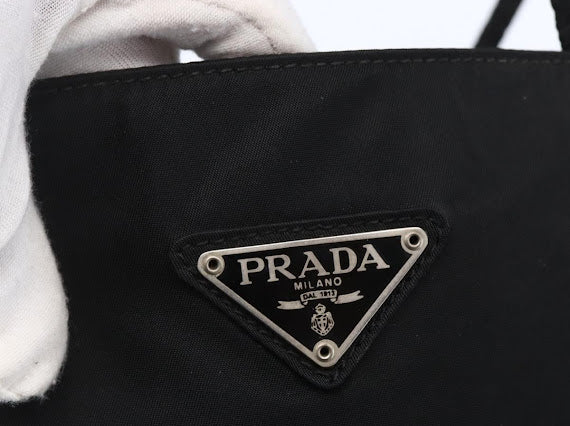 Prada Black Nylon Tote