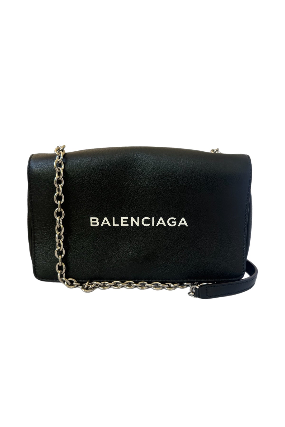 Balenciaga Black Spellout Crossbody
