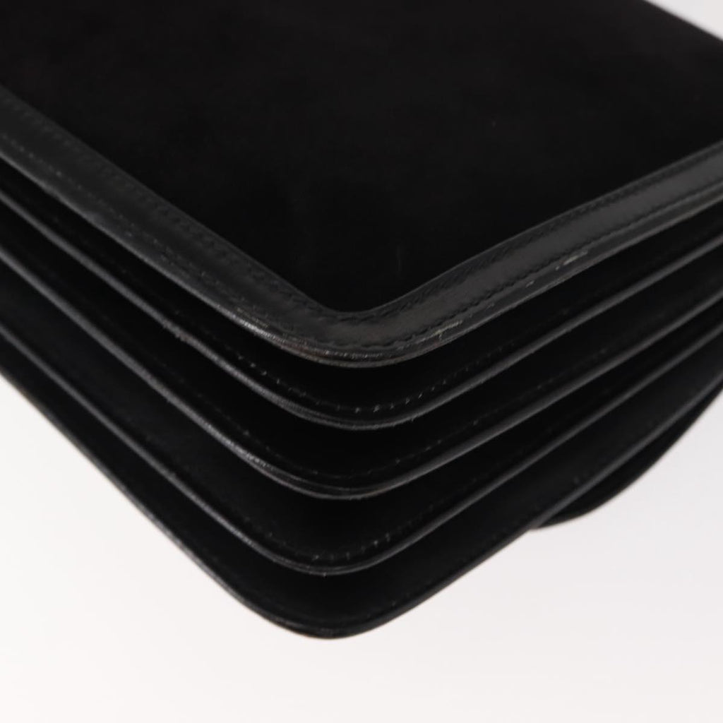 Gucci Black Suede Shoulder Bag