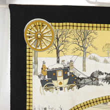 Load image into Gallery viewer, Hermès Yellow and Black Silk Scarf
