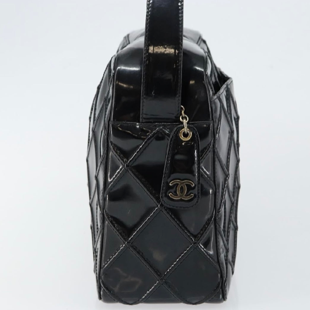 Chanel Black Patent Shoulder Bag
