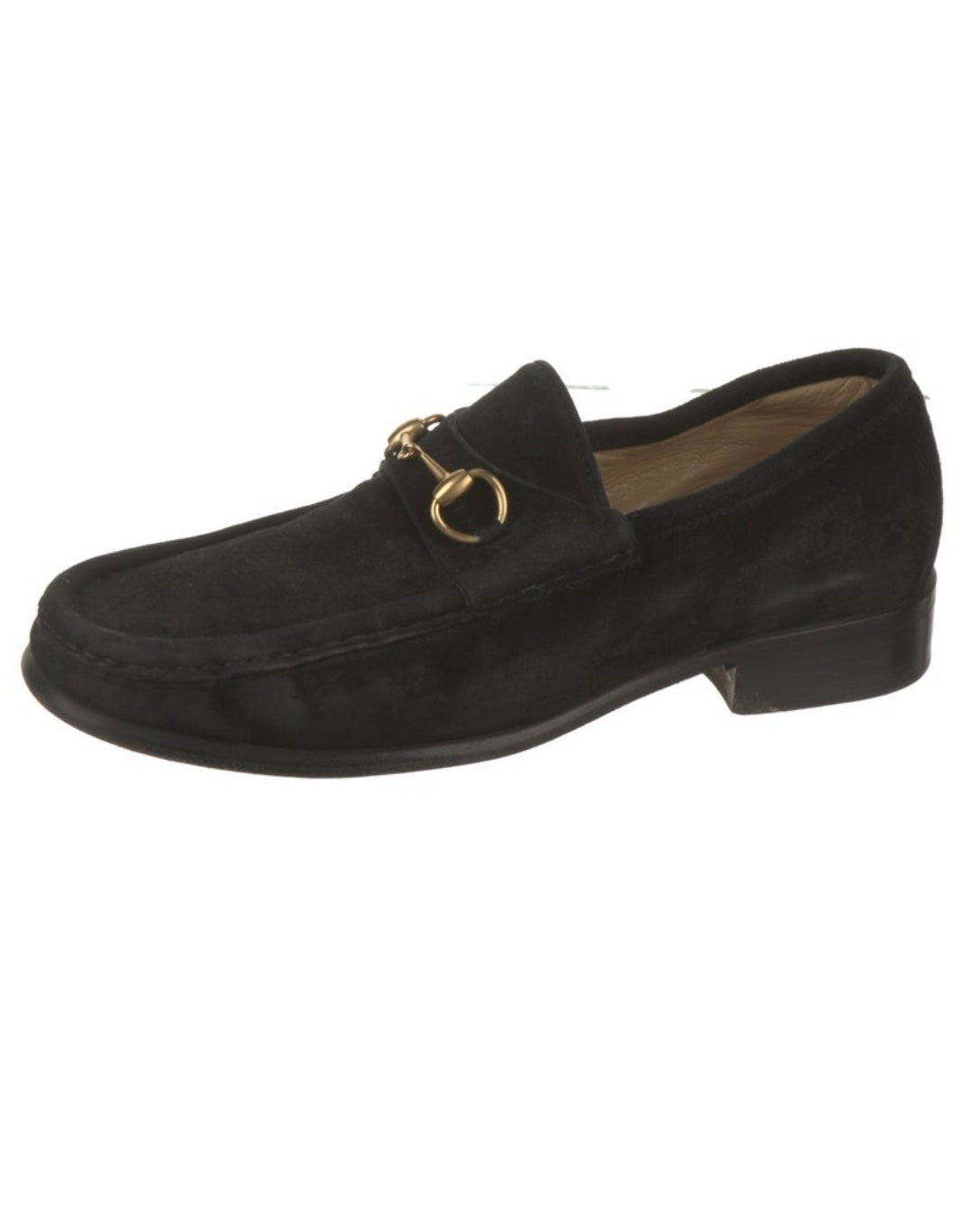 Gucci Black Suede Loafers