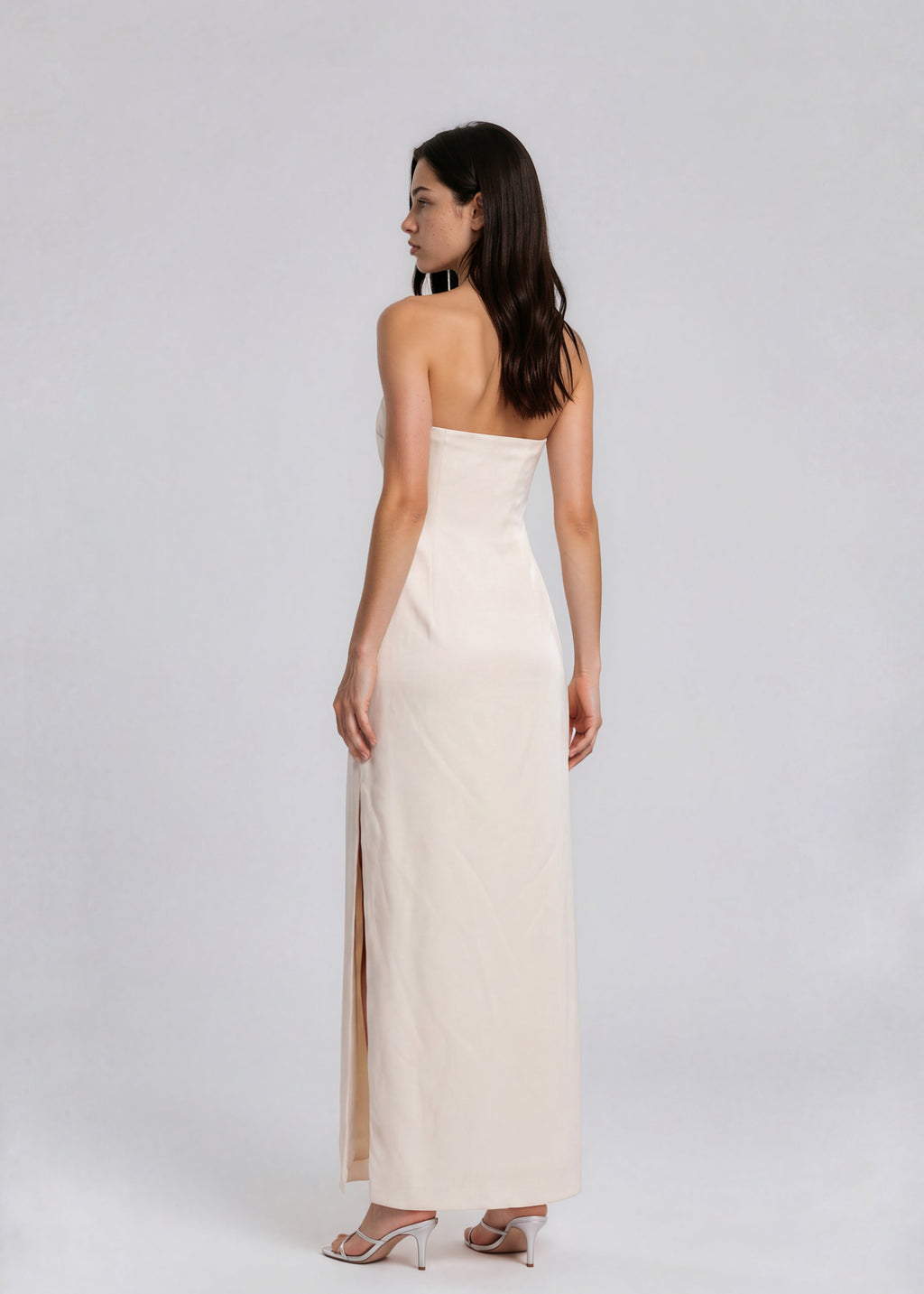 Kaufmanfranco Silk Strapless Dress