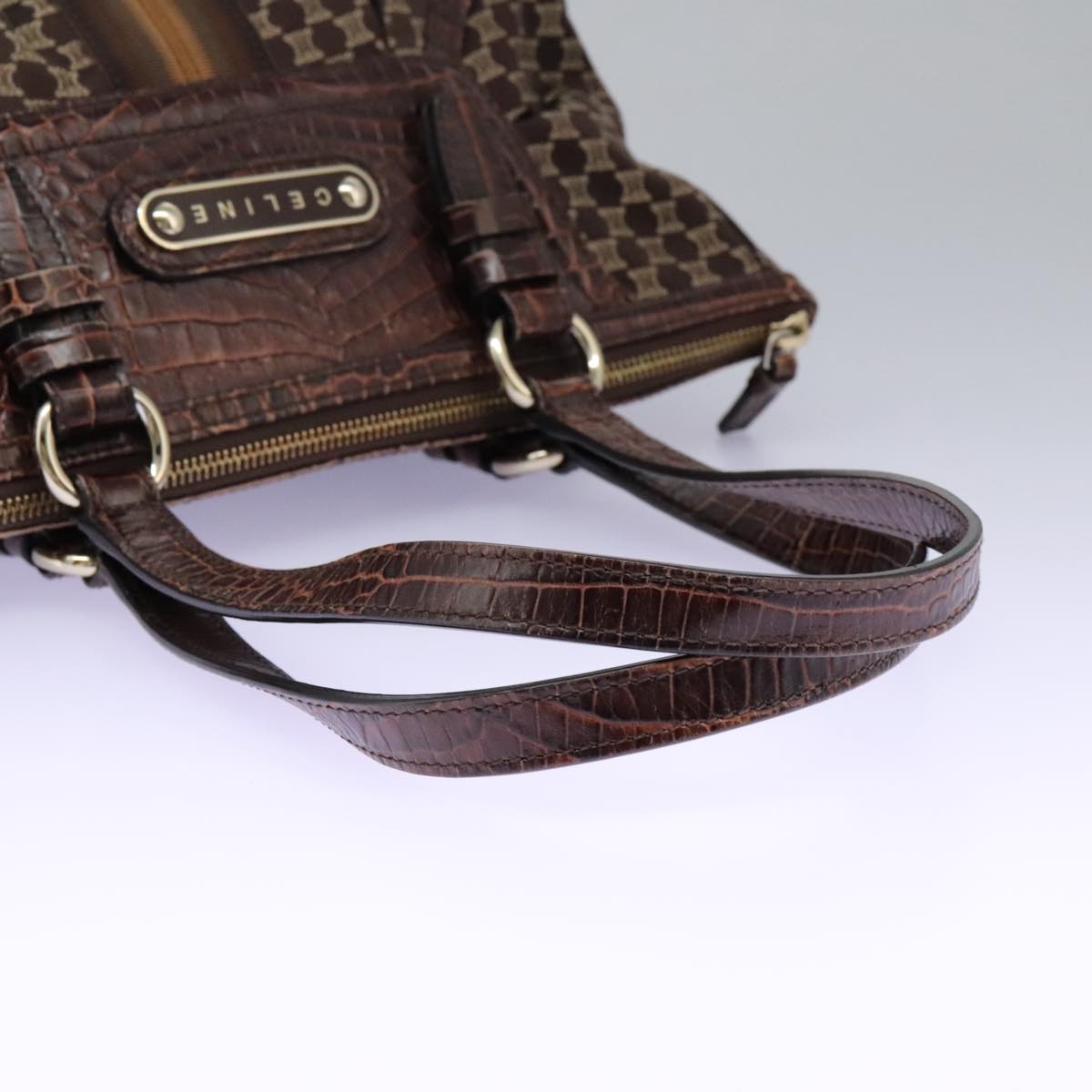 Celine Triumph Brown Tote
