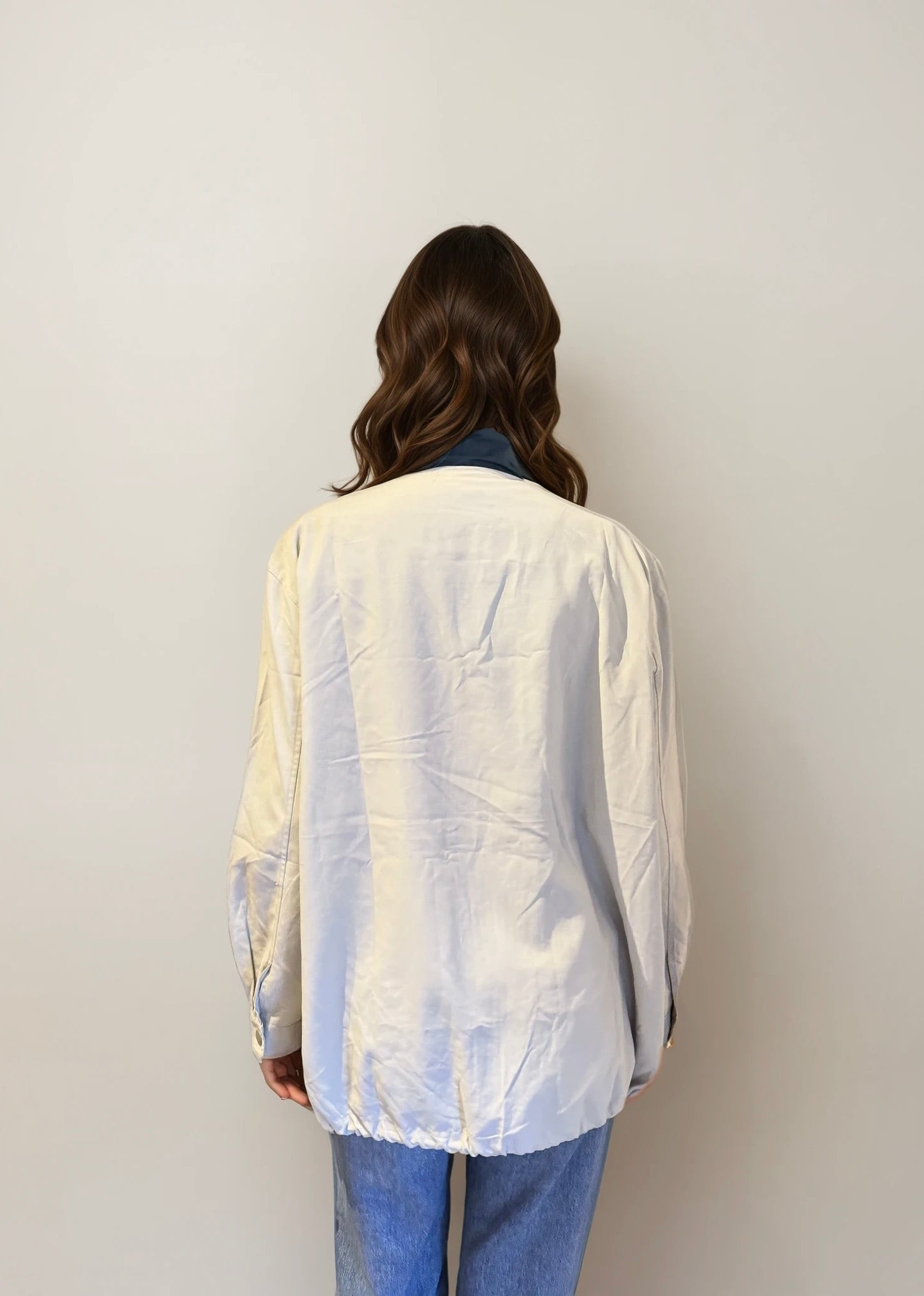 YSL Light Green Windbreaker Bomber with Dark Green Logo