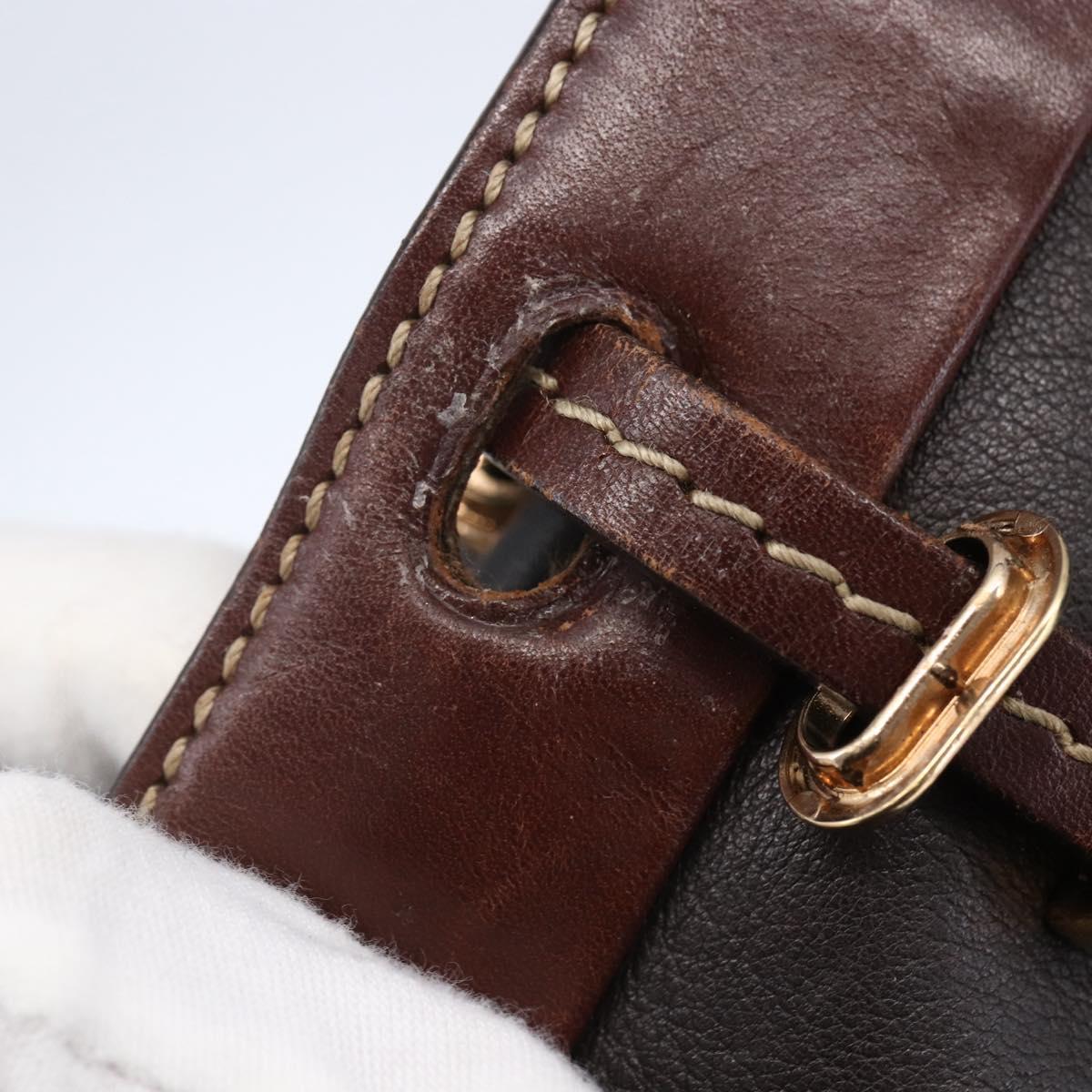 Ferragamo Black and Brown Crossbody