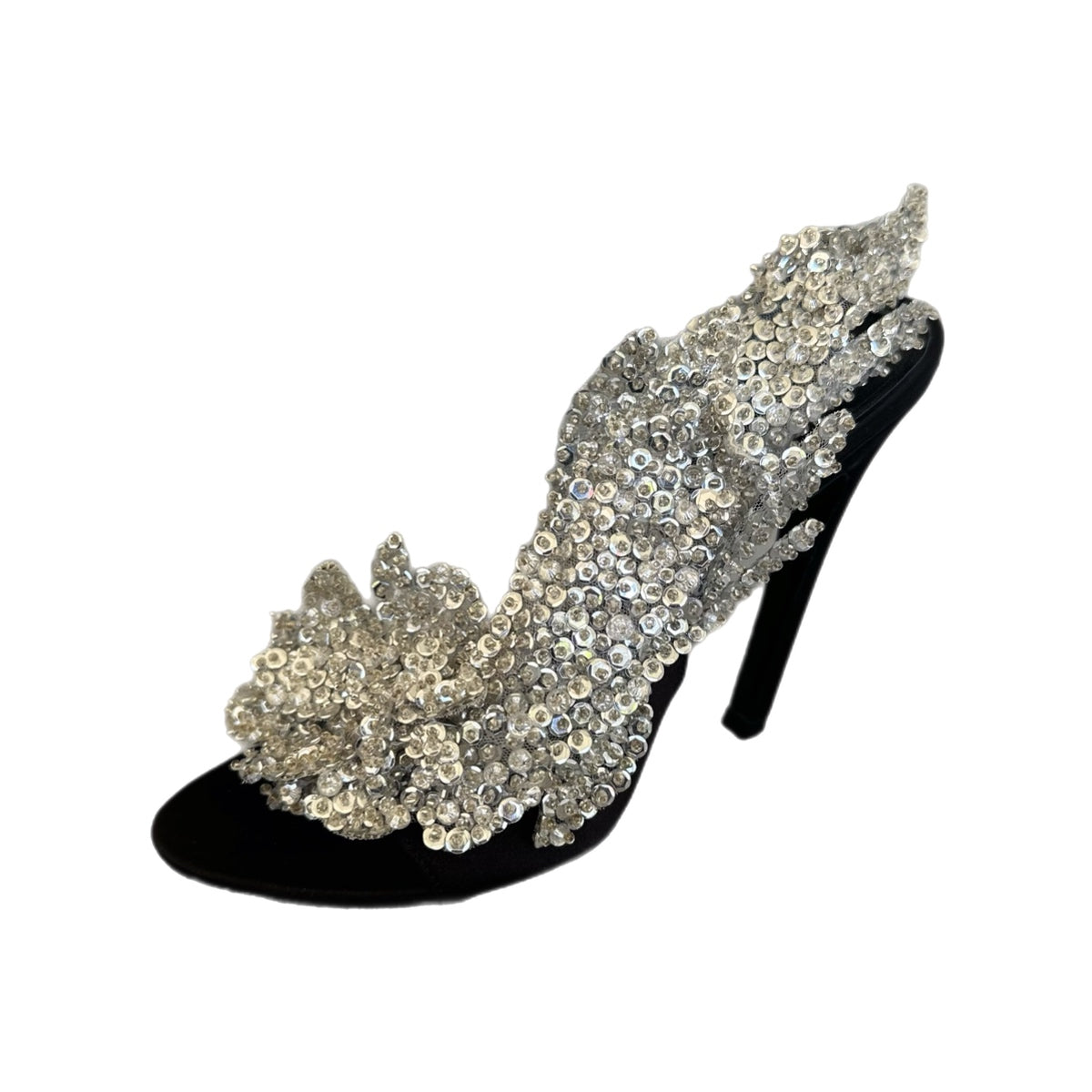Balenciaga Slash Cloth Heels