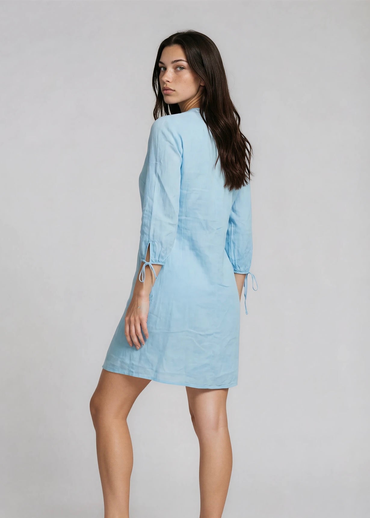 Dolce & Gabbana Baby Blue Coverup Dress