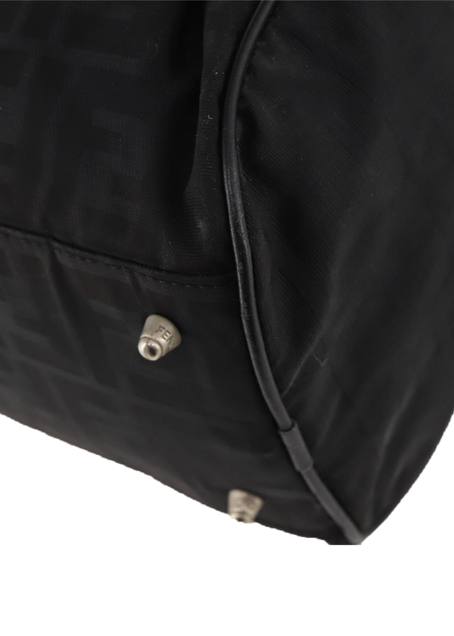 Fendi Black Zucca Travel Duffle