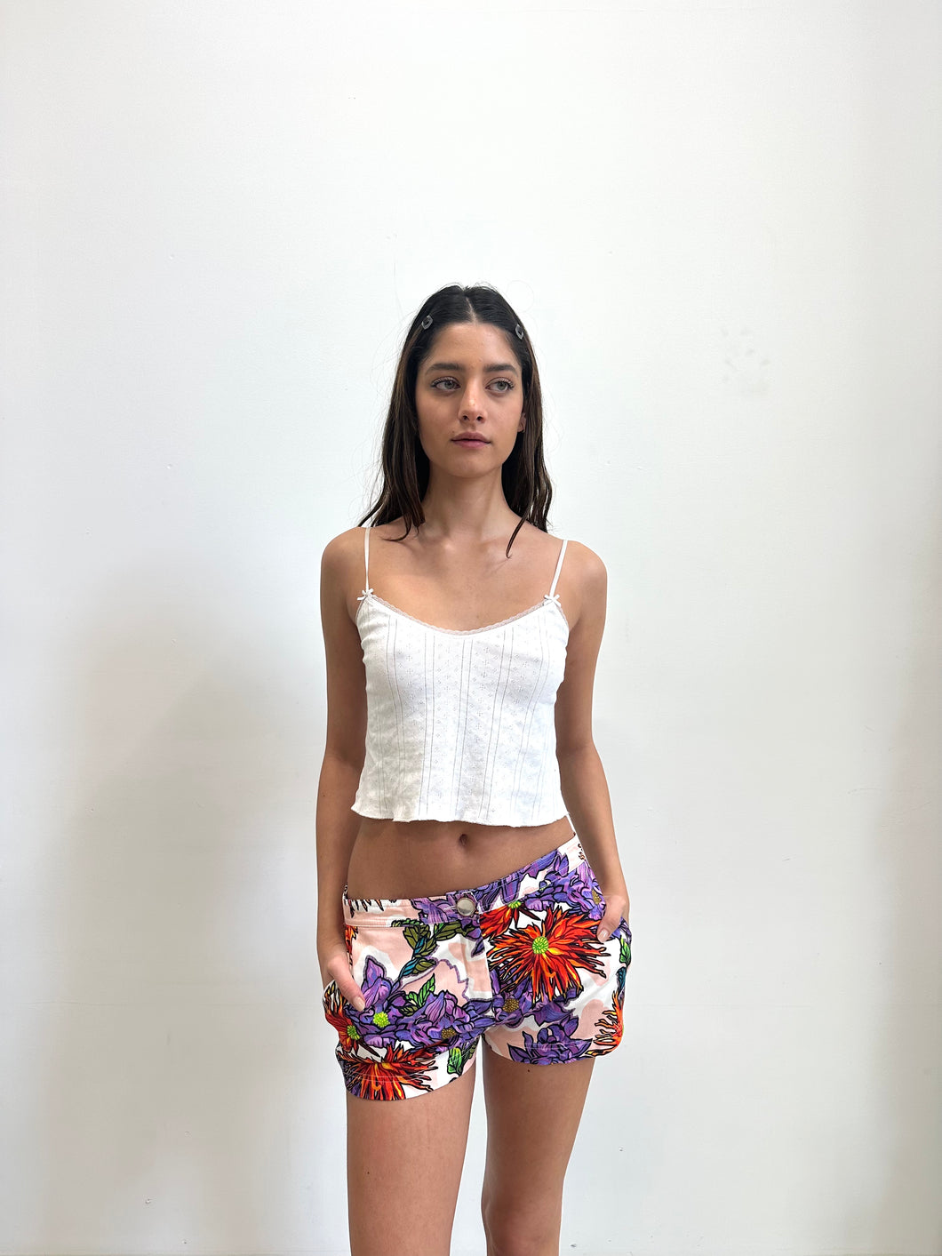 Blumarine Floral Shorts
