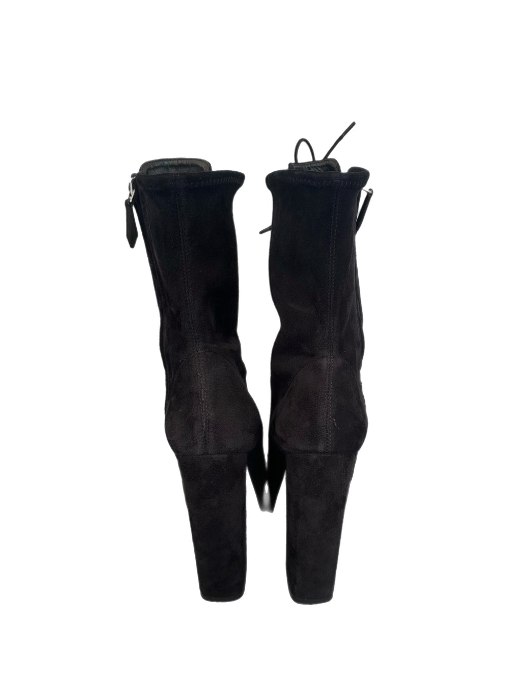 Miu Miu Suede Lace Booties