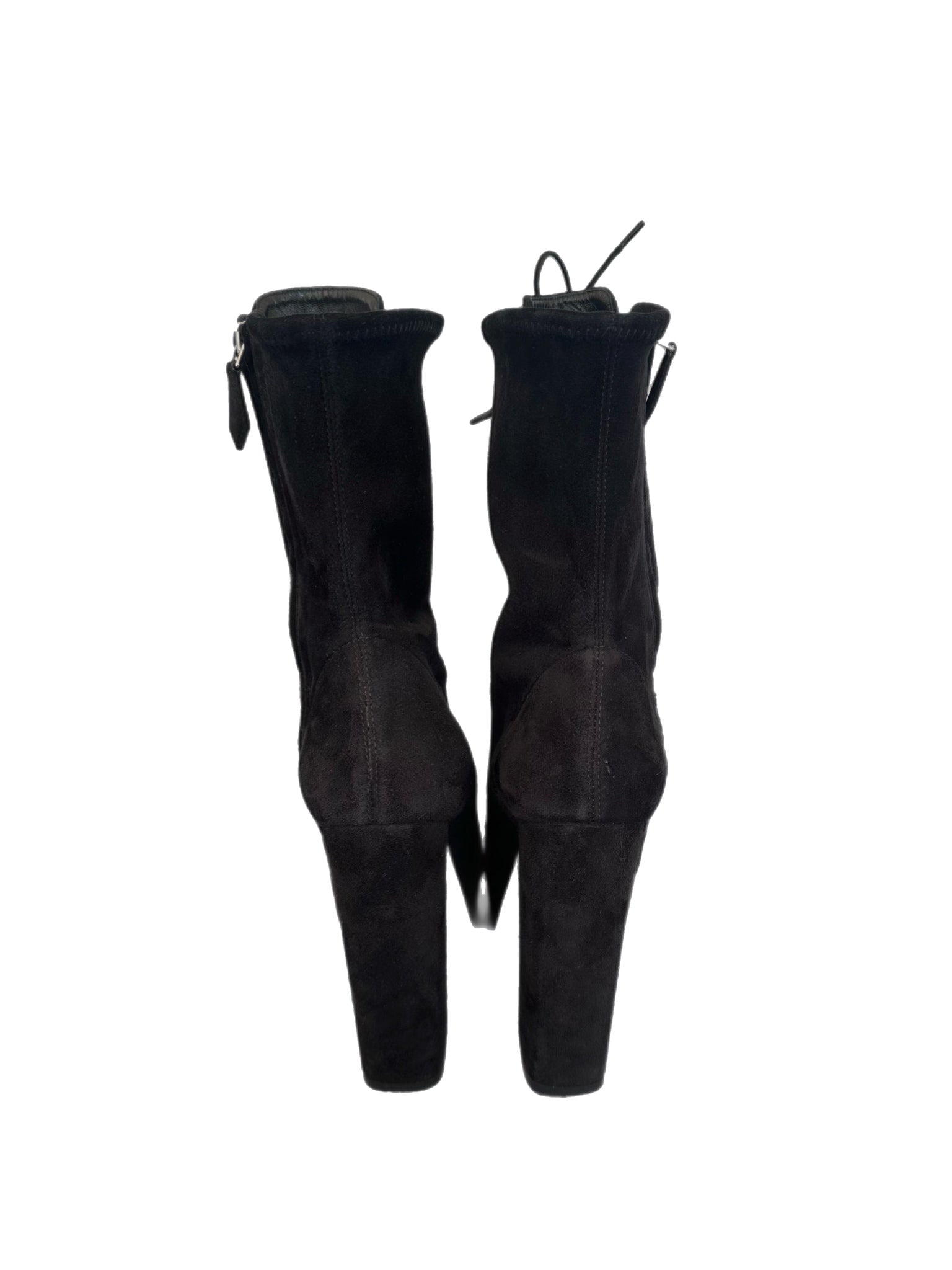 Miu Miu Suede Lace Booties
