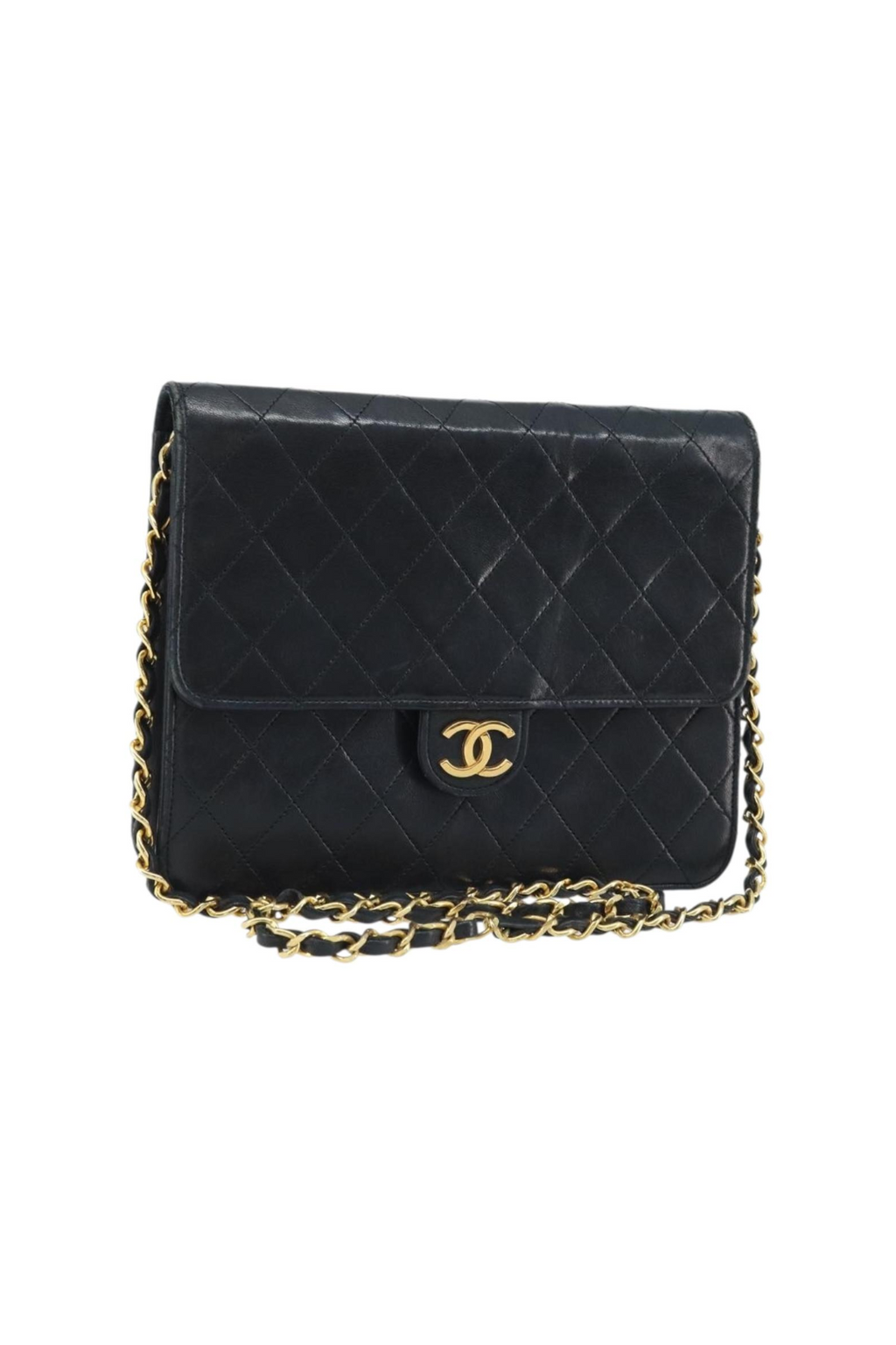 Chanel Black Quilted Leather Flap Bag