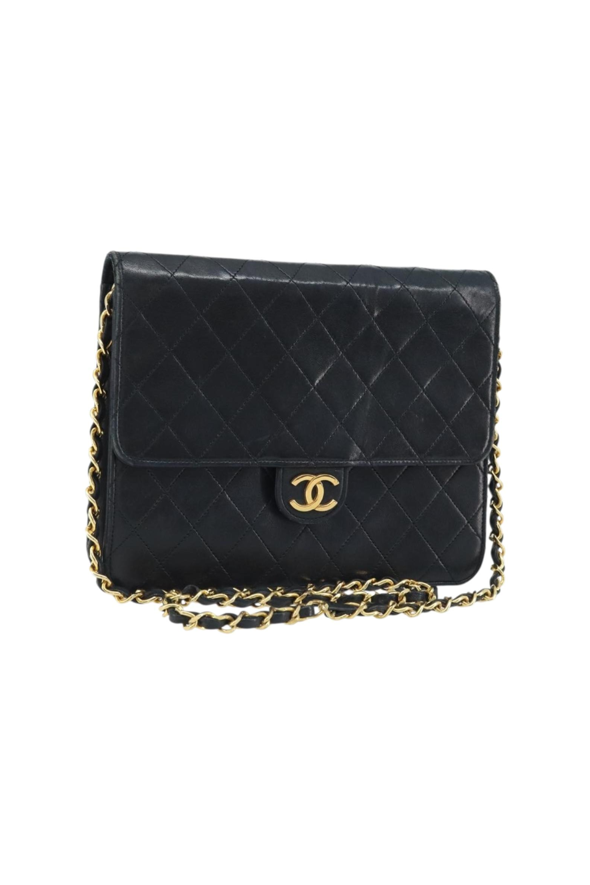 Chanel Black Quilted Leather Flap Bag