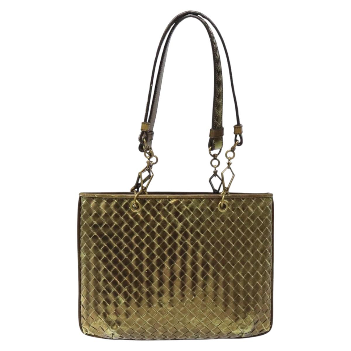Bottega Veneta Gold Shoulder Bag