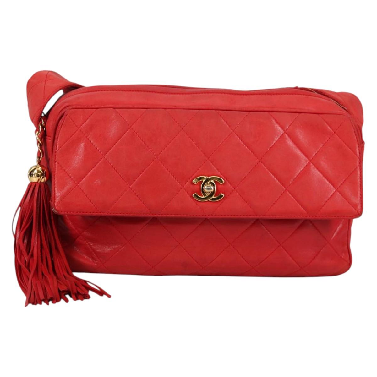 Chanel Red Crossbody
