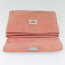 Load image into Gallery viewer, Chanel Pink Suede Flap Bag
