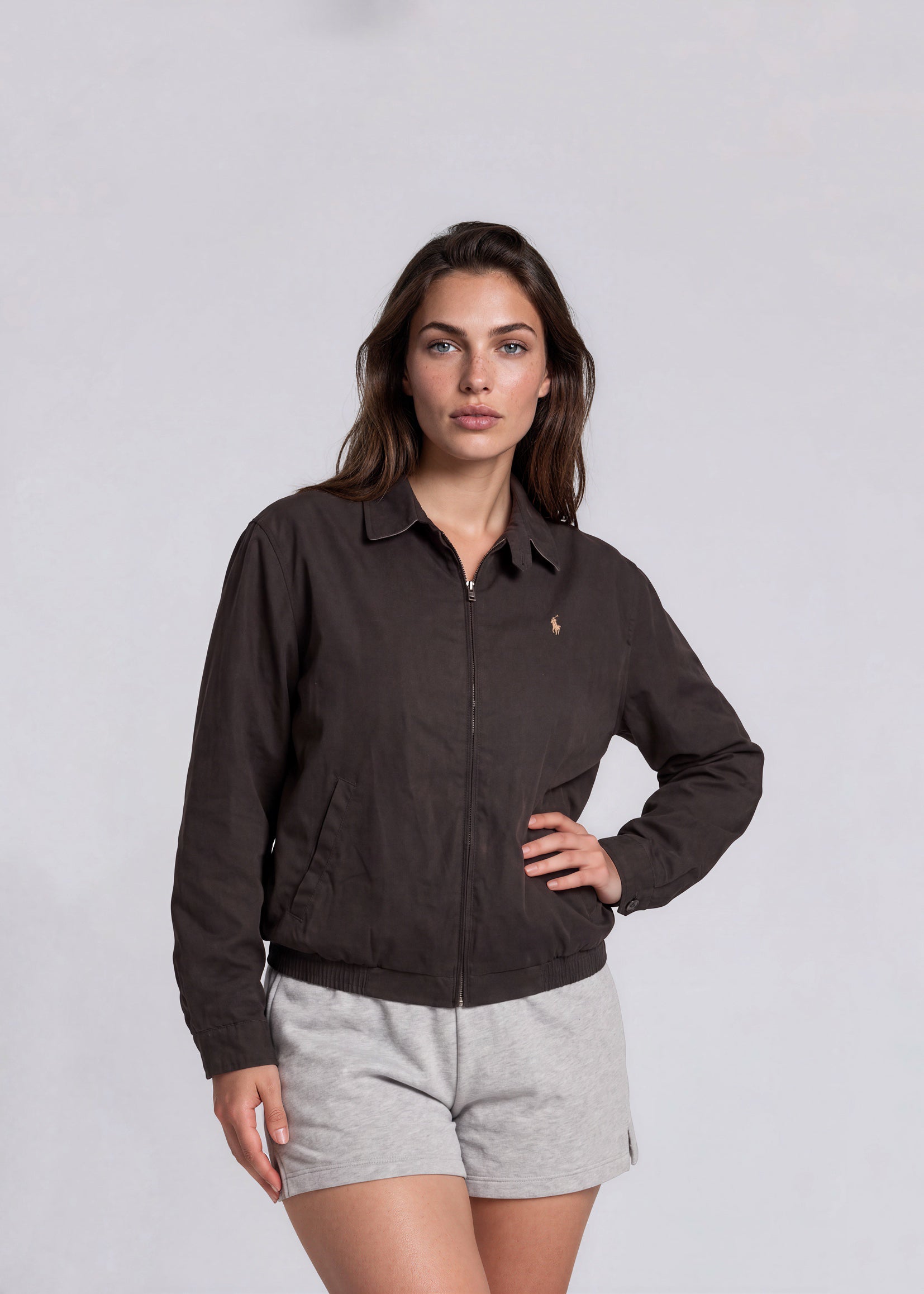 Ralph Lauren Black Windbreaker Bomber