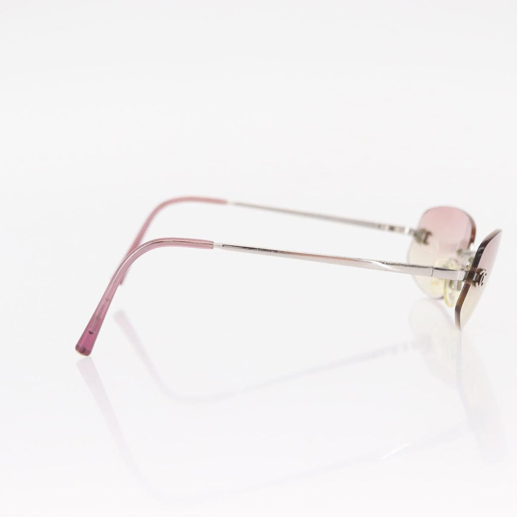 Chanel Pink Rimless Sunglasses