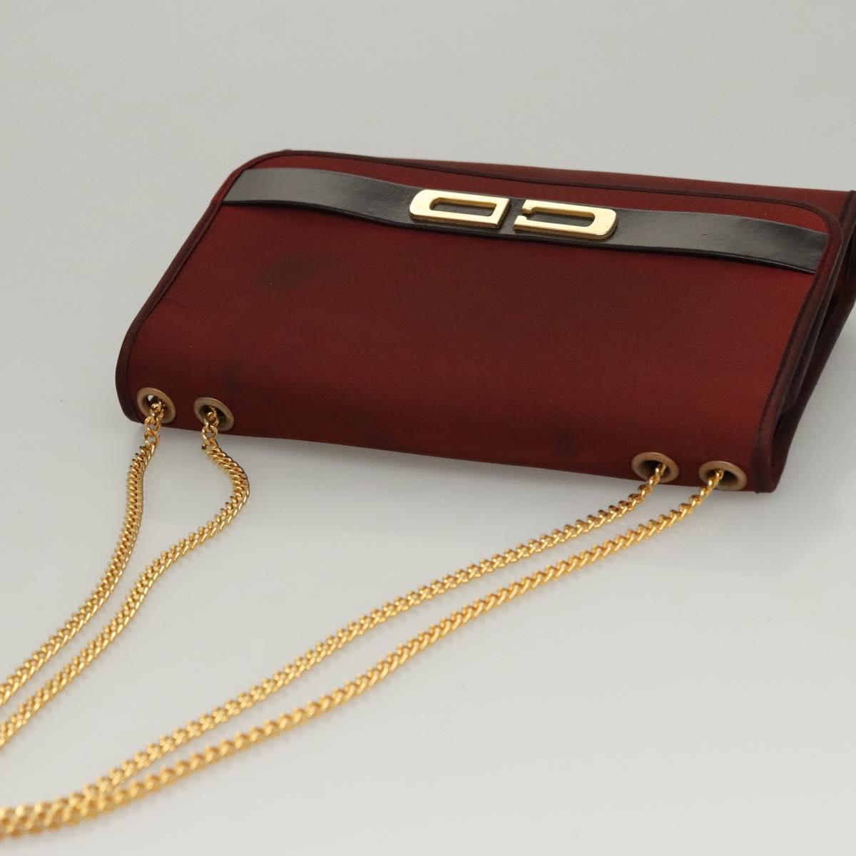 Dior Burgundy Shoulder Bag