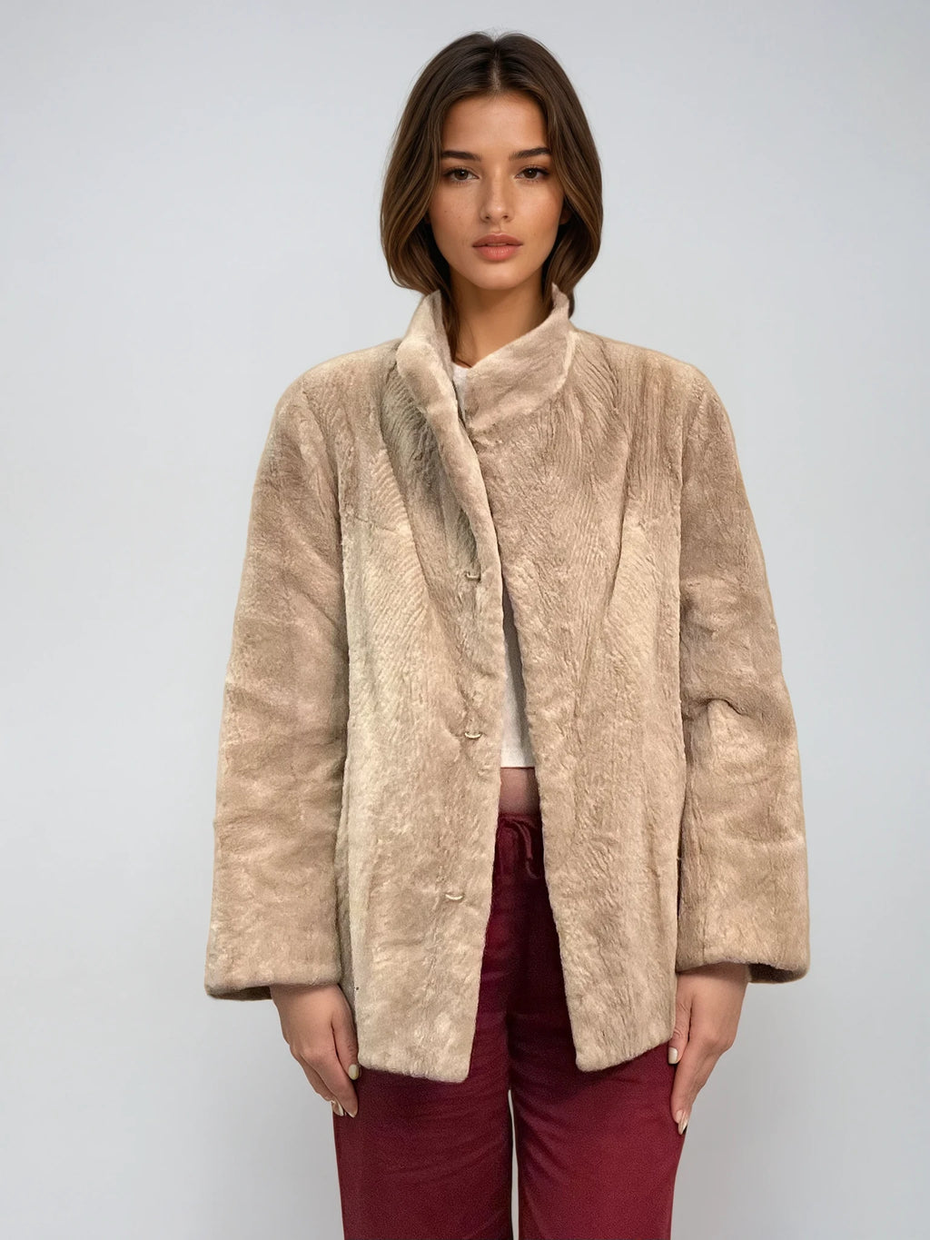Caramel Mink Fur Coat
