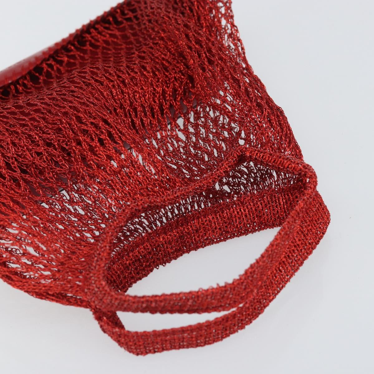 Prada Red Mesh Mini Handbag